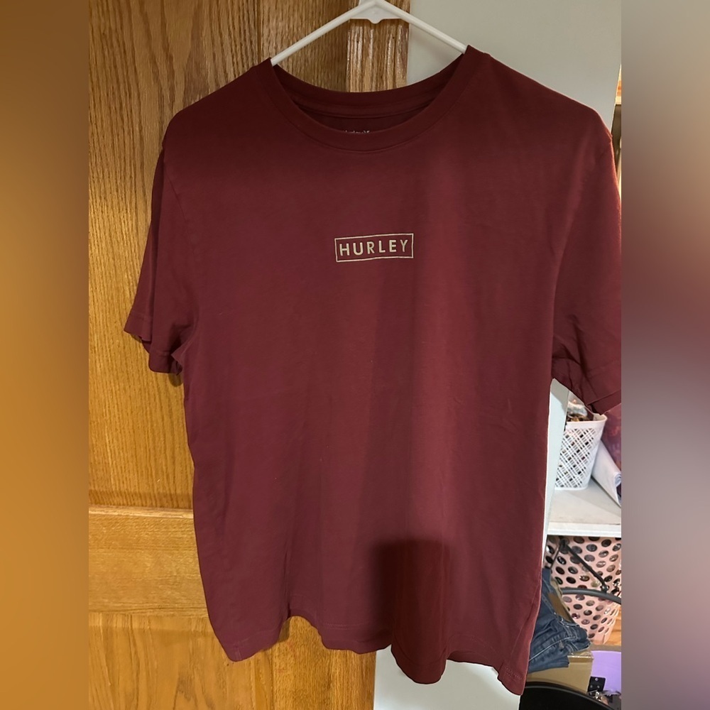 Hurley Kids Burgundy Short Sleeve Tee